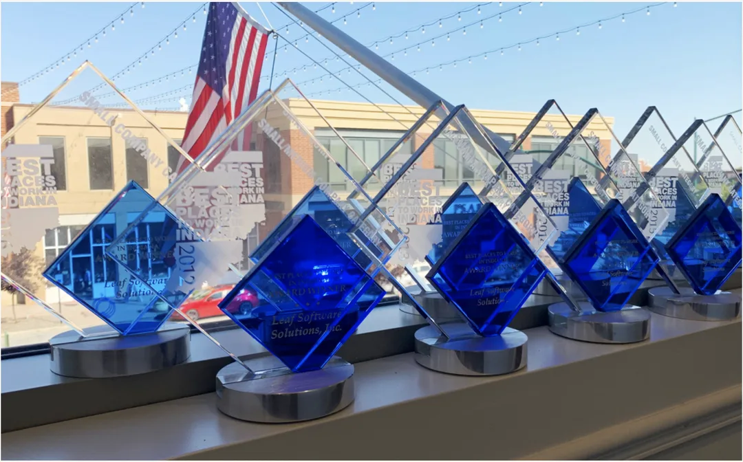 Leaf is honored as a Best Place to Work in Indiana since 2012.